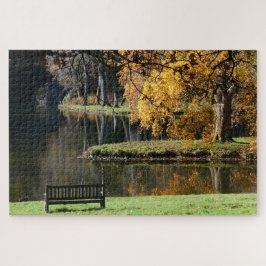 Eine Oase des Friedens, Herbst bei Stourhead Puzzle