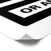 Eine oder andere Straße Sign Poster (Ecke)