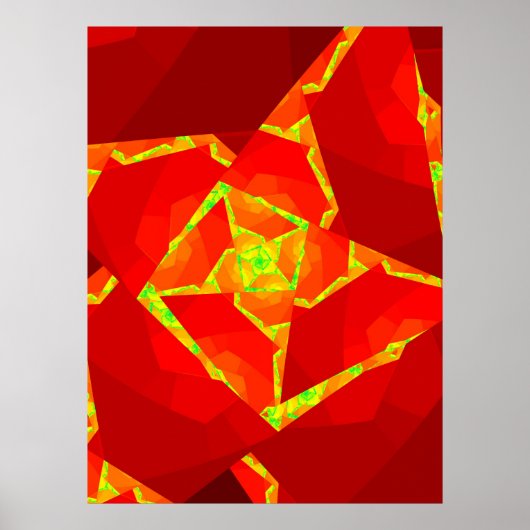 Eine offene Rose Poster (Vorne)