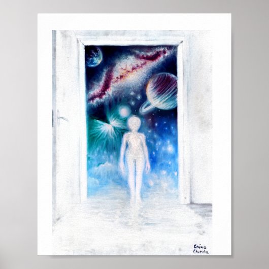 Eine offene Tür zum Universum Poster (Vorne)