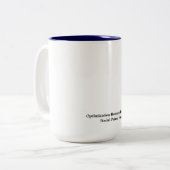 Eine Optimierung zwischen zwei Primärknotenpunkten Zweifarbige Tasse (Vorderseite Links)