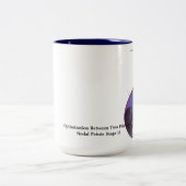 Eine Optimierung zwischen zwei Primärknotenpunkten Zweifarbige Tasse (Mittel)