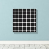 Eine optische Illusion eines funkelnden Rasters Leinwanddruck (Insitu (Holzboden))