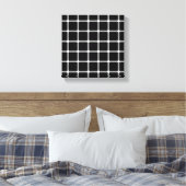 Eine optische Illusion eines funkelnden Rasters Leinwanddruck (Insitu (Schlafzimmer))