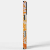 Eine orange Grunge-Textur | Case-Mate iPhone Hülle (Rückseite / Rechts)