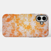Eine orange Grunge Textur | Case-Mate iPhone Hülle (Rückseite (Horizontal))