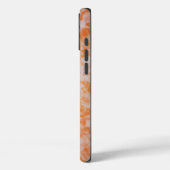 Eine orange Grunge Textur | Case-Mate iPhone Hülle (Rückseite / Links)