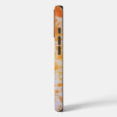 Eine orange Grunge Textur | Case-Mate iPhone Hülle (Rückseite / Links)
