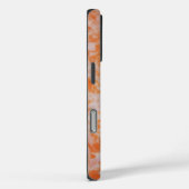 Eine orange Grunge Textur | Case-Mate iPhone Hülle (Rückseite / Rechts)