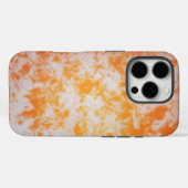 Eine orange Grunge Textur | Case-Mate iPhone Hülle (Rückseite (Horizontal))