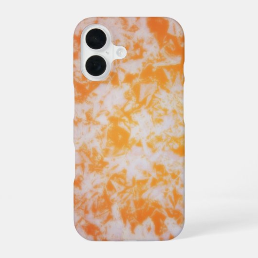 Eine orange Grunge-Textur | iPhone 16 Hülle (Rückseite)
