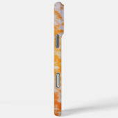 Eine orange grunge texturierte Case-Mate iPhone hülle (Rückseite / Rechts)