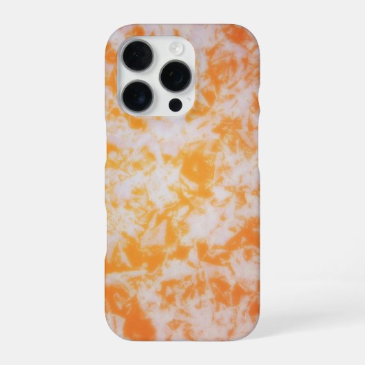 Eine orange grunge texturierte iPhone hülle (Rückseite)