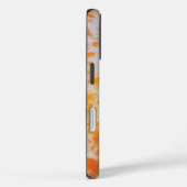 Eine orangefarbene Grunge-Textur | Case-Mate iPhone Hülle (Rückseite / Rechts)
