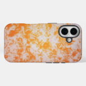 Eine orangefarbene Grunge-Textur | Case-Mate iPhone Hülle (Rückseite (Horizontal))
