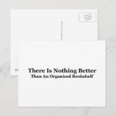 Eine organisierte virtuelle Bibliothek Postkarte (Vorne/Hinten)