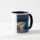 Eine orthodoxe Kirche in Meeresnähe, Oia Santorini Tasse (VorderseiteRechts)