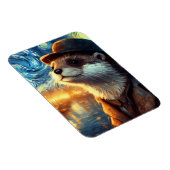Eine Otter in der frühen Nacht Magnet (Rechte Seite)