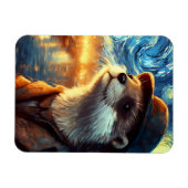 Eine Otter in der frühen Nacht Magnet (Horizontal)