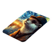 Eine Otter in der frühen Nacht Magnet (Linke Seite)