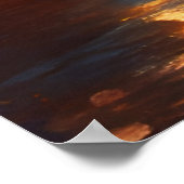 Eine Otter in der frühen Nacht Poster (Ecke)