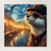 Eine Otter in der frühen Nacht Puzzle (Vertikal)