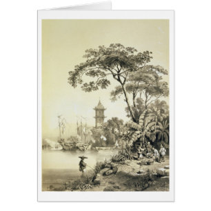 Eine Pagode auf dem Canale Macao, Platte 21 von