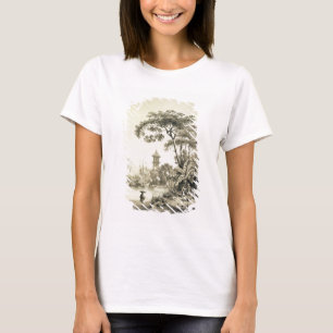 Eine Pagode auf dem Canale Macao, Platte 21 von T-Shirt