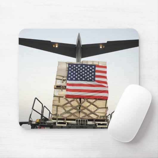 Eine Palette mit humanitärer Hilfe Mousepad (Mit Mouse)