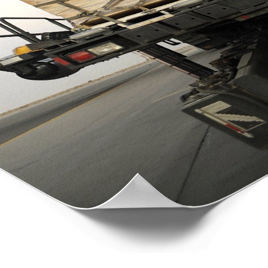 Eine Palette mit humanitärer Hilfe Poster (Ecke)