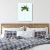 Eine Palme Tree Tropical Beach Sommer Farbe Leinwanddruck (Insitu (Schlafzimmer))