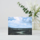 Eine panoramische Landschaft mit einem Postkarte (Stehend Vorderseite)