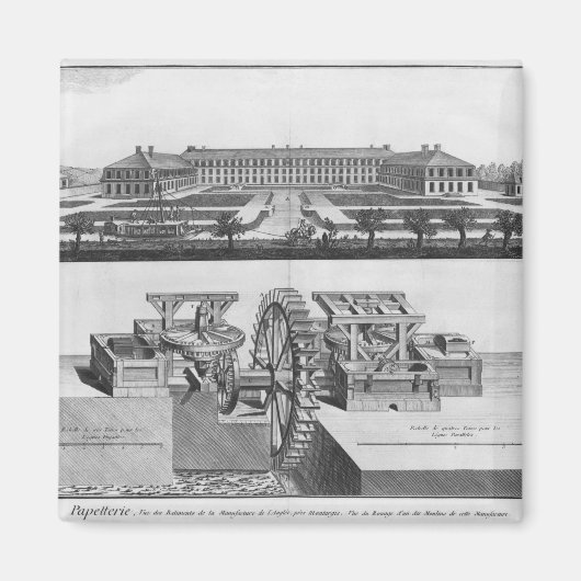 Eine Papiermühle Magnet (Vorne)