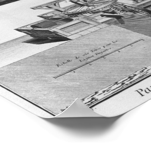 Eine Papiermühle Poster (Ecke)