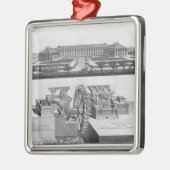 Eine Papiermühle Silbernes Ornament (Links)