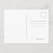 Eine Parkbank Postkarte (Rückseite)