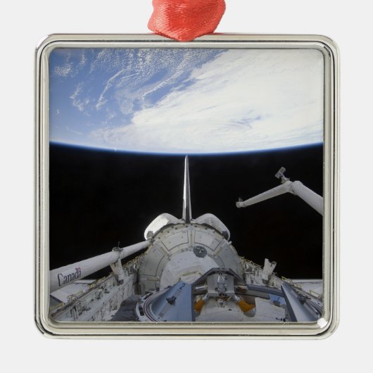 Eine partielle Ansicht des Tranquility-Knotens Silbernes Ornament (Vorne)