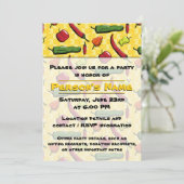 Eine Party Einladung der Paprikaschoten der Welt d (Stehend Vorderseite)