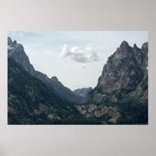 Eine Passage für den Druck Poster