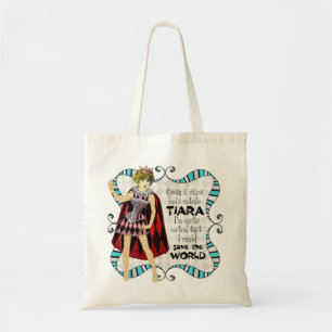 Eine passende Tiara gegeben Tragetasche