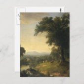 Eine Pastoralszene von Asher Brown Durand Postkarte (Vorne/Hinten)