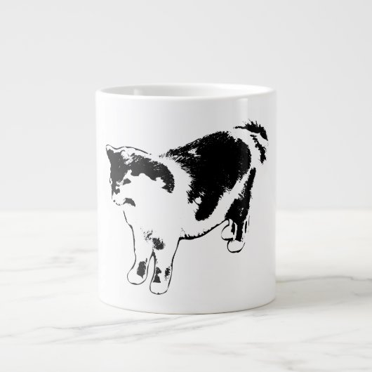 Eine Pause vor dem Pounce Jumbo-Tasse (Vorderseite)