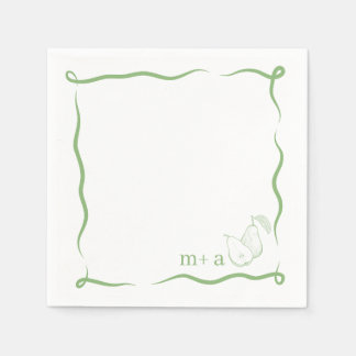 Eine perfekte Birne - Napkin Serviette