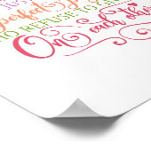 Eine perfekte Ehe ist nur zwei unperfekte Menschen Poster (Ecke)