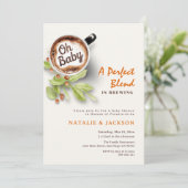 Eine perfekte Mischung ist das Brechen der Kaffee- Einladung (Stehend Vorderseite)