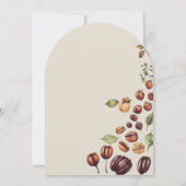 Eine perfekte Mischung ist das Brennen des Babydus Einladung (Rückseite)