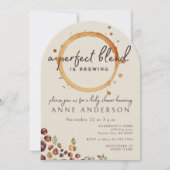 Eine perfekte Mischung ist das Brennen des Babydus Einladung (Vorderseite)