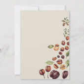 Eine perfekte Mischung ist die Kaffeemaschine. Einladung (Rückseite)