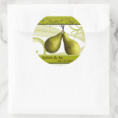 Eine perfekte Pair-Brille und ein Kräuteraufkleber Runder Aufkleber (Tasche)