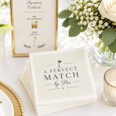 Eine perfekte Partie von Par Wedding Serviette